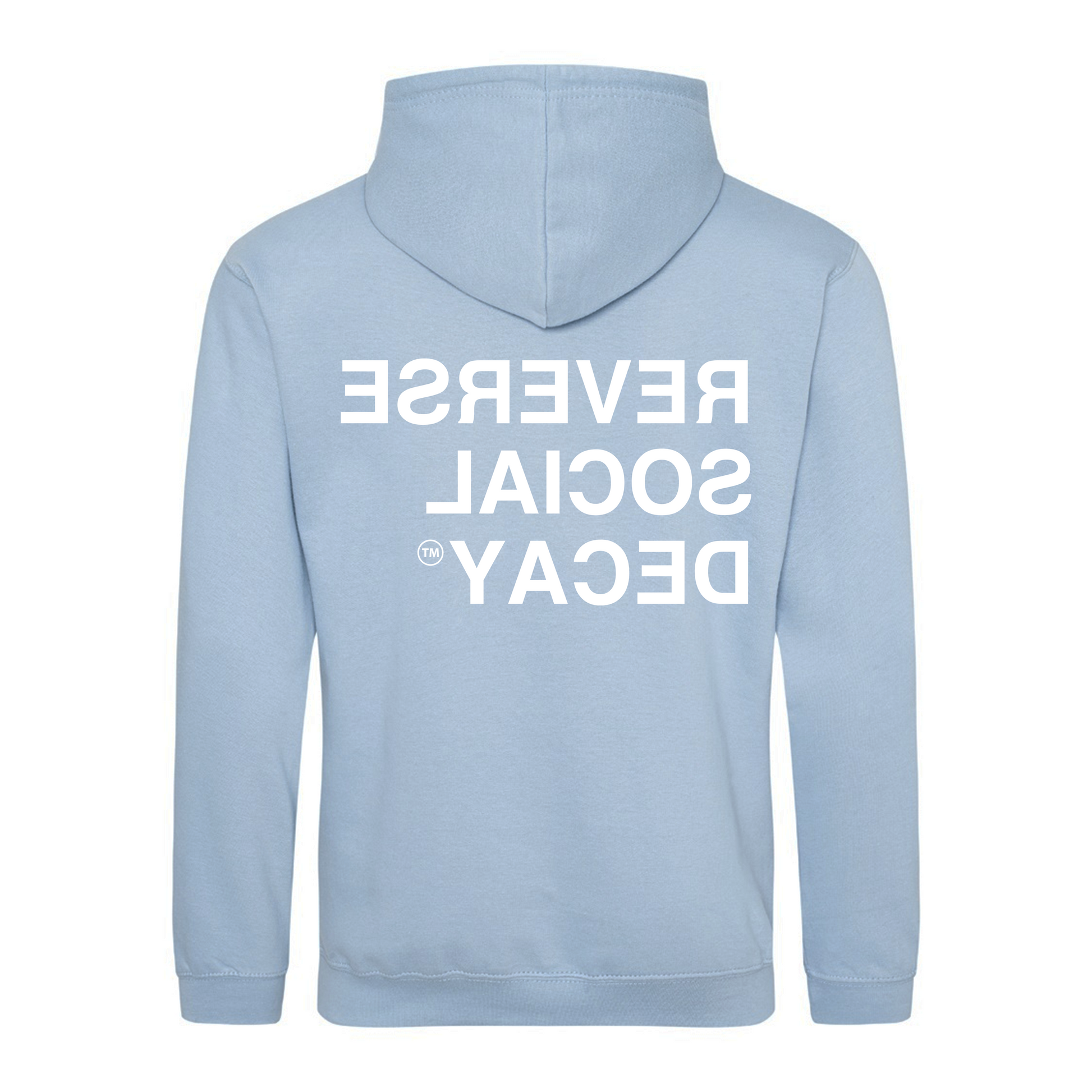 Light blue anti social social club hoodie sales